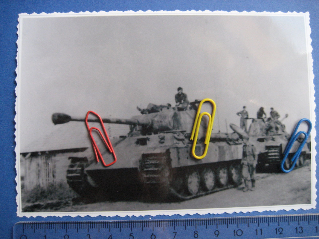 Panzer,Tank, WW2, 2 x Panther, Ausführung D, Som