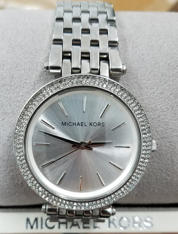 Michael Kors MK3190 Darci Silvertone Dial Stainless Steel  display picture 1