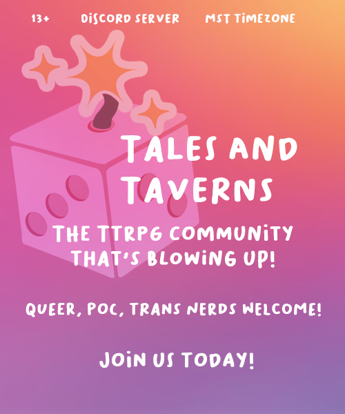 Tales & Taverns Ad - 13+, Discord Server, MST Timezone