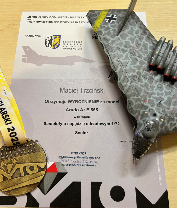 Arado 555 - wyróżnienie (bez modelu)