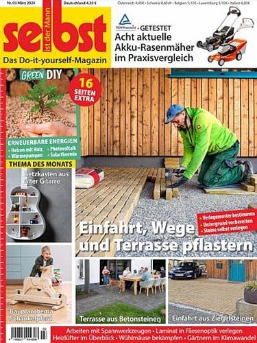 Cover: Selbst ist der Mann Heimwerkermagazin No 3 Maerz 2024
