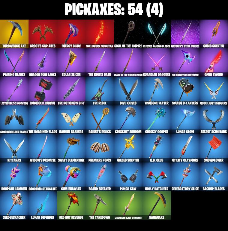 pickaxes comp