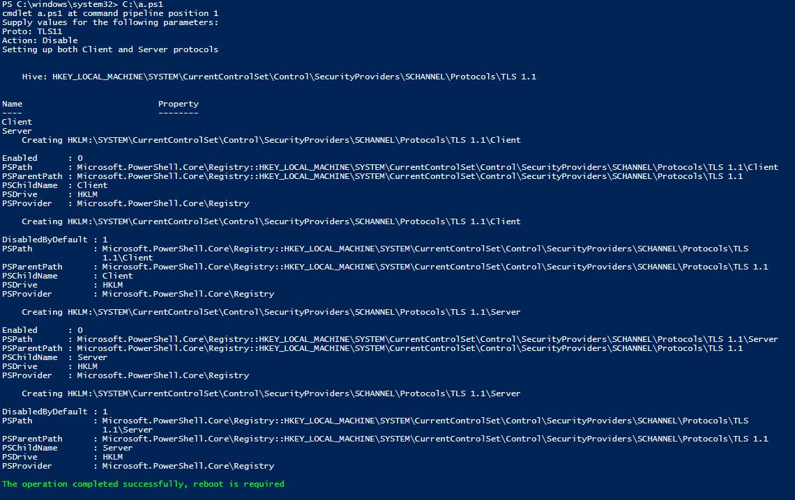 Disabled TLS 1.0 and 1.1 at regestry level in the web server but iis ...