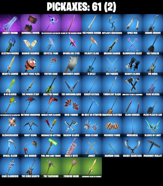 pickaxes comp