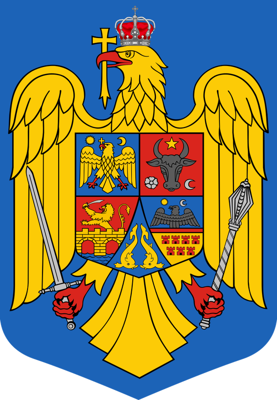 Rumanía 500 lei 1999 Coat-of-arms-of-Romania-svg