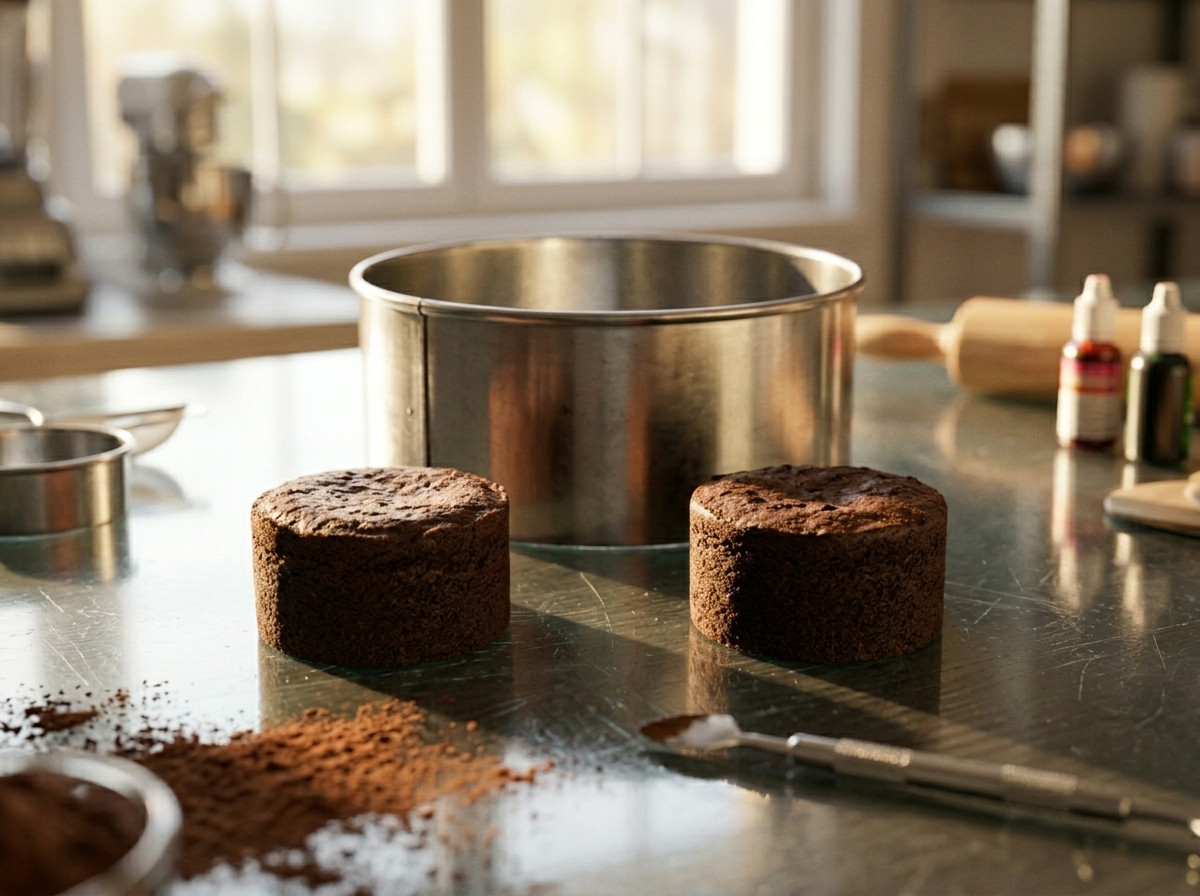 Molde en acero inoxidable para alimentos Cortador redondo alto para brownie utensilio Repostería