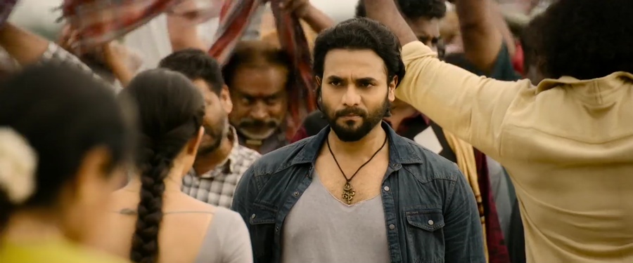 Madhagaja 2021 WebRip [Tamil + Kannada] 480p, 720p ESub Screenshot
