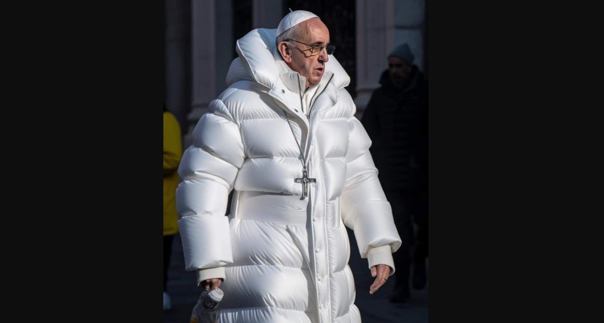 papa francesco foto intelligenza artificiale