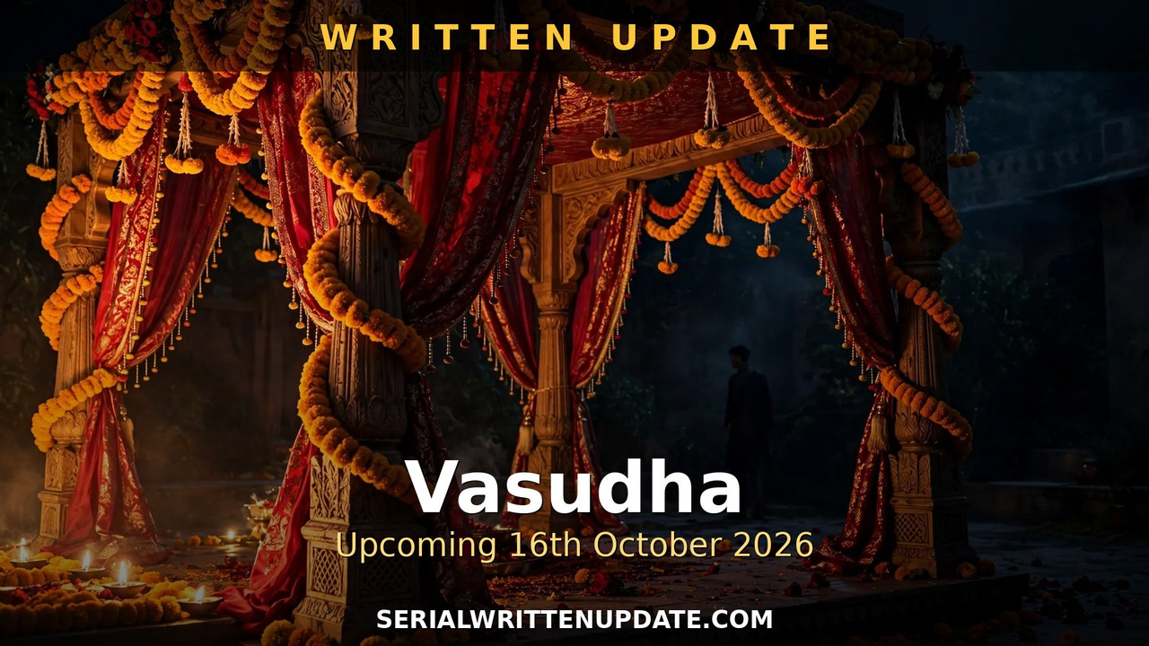 Vasudha upcoming 16th October 2026 written update: Samar plots a fresh plan to stop the wedding