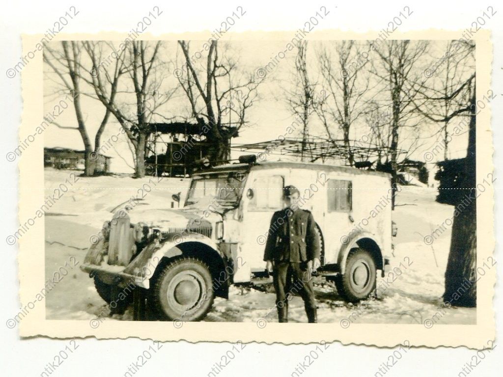 Foto, PKW, Horch Funkkraftwagen (Kfz. 17), Grjas