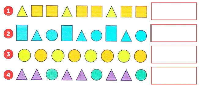 Example of discovering and completing patterns