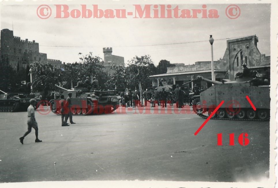 Griechenland Rhodos Sturmgeschütz Batterie Sonderverband 287 STU