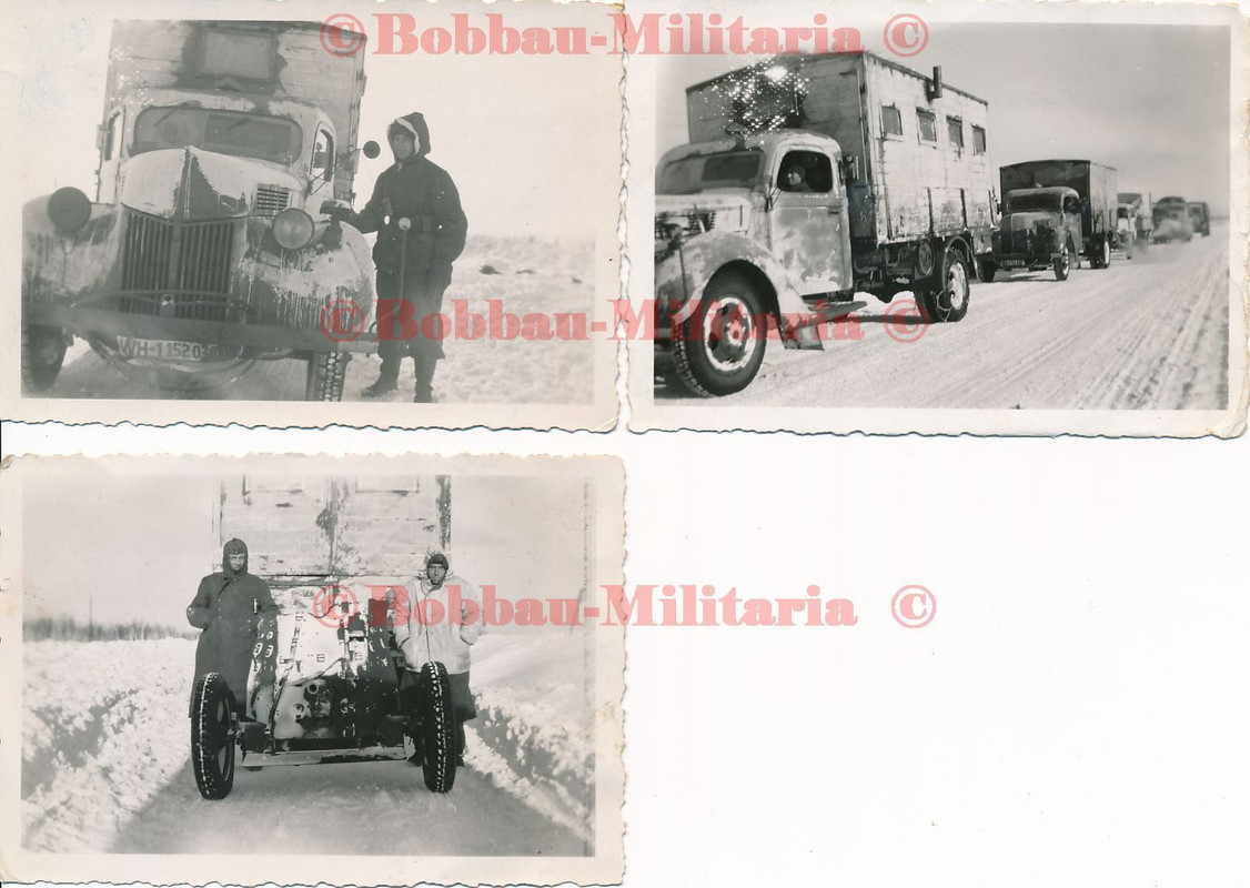 Wehrmacht 3.Tonner Ford V3000 S LKW Wintertarnung Panzerjäger PA