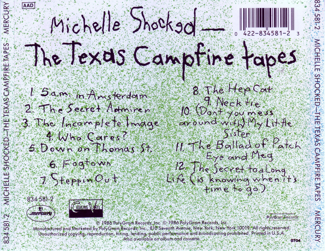 Michelle Shocked Kind Hearted Woman Short Sharp Shocked The Texas Campfire Tapes EAC FLAC