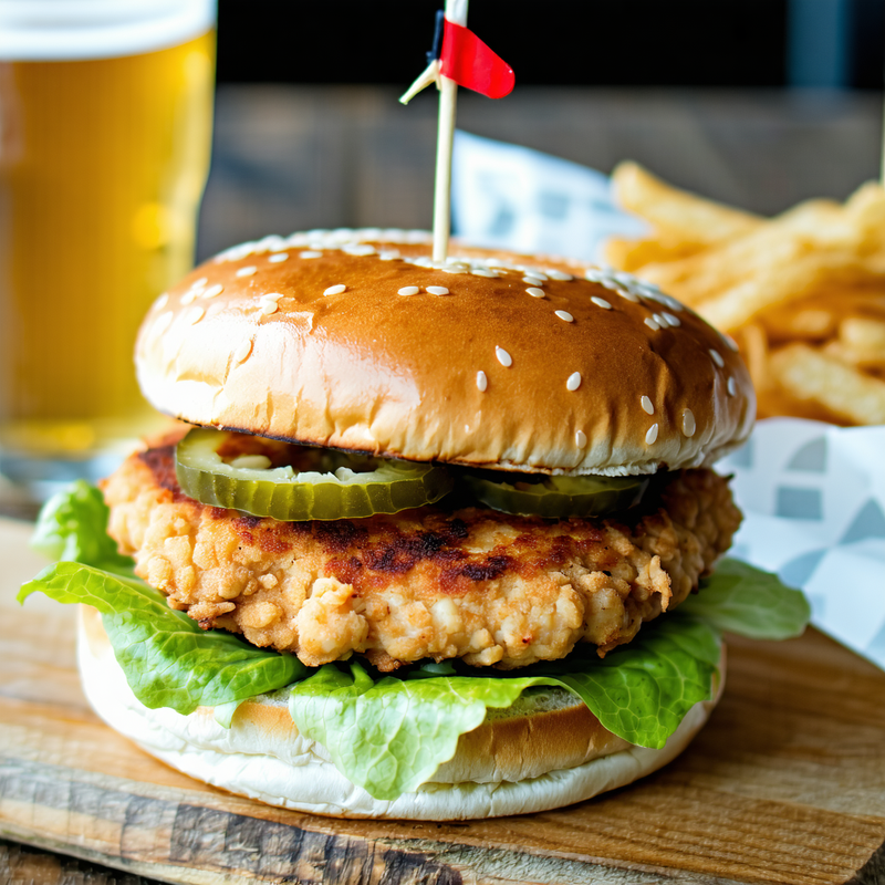 05 Chicken burger menù