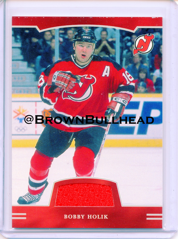 2002-03 BAP First Edition Jerseys #FE-110 [Bobby Holik ] [New Jersey Devils] [~100] [swatch=red] a