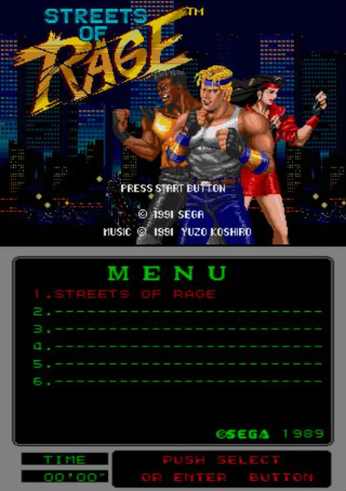 Streets of Rage Arcade