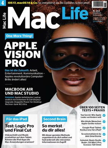 Cover: Mac Life Magazin No 08 August 2023