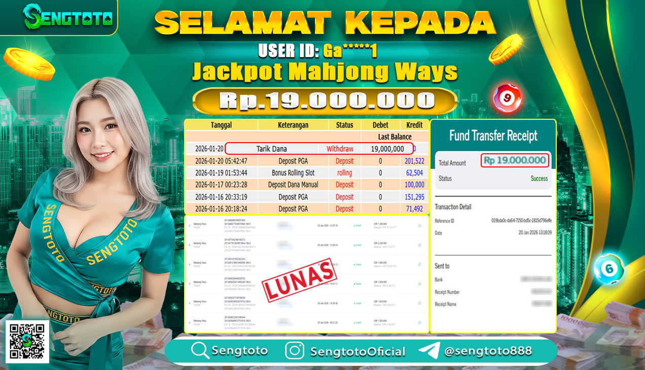BUKTI PEMBAYARAN SLOT MAHJONG WAYS
