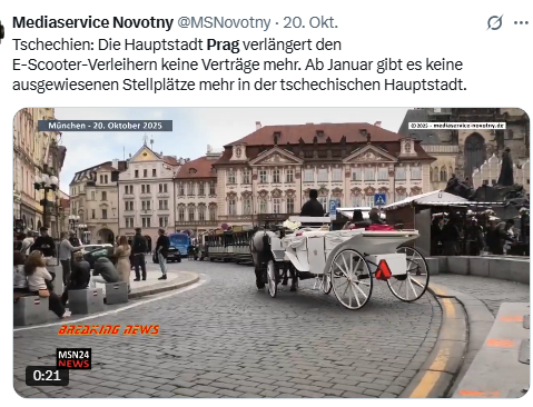 Prag Innenstadt eScooter-frei