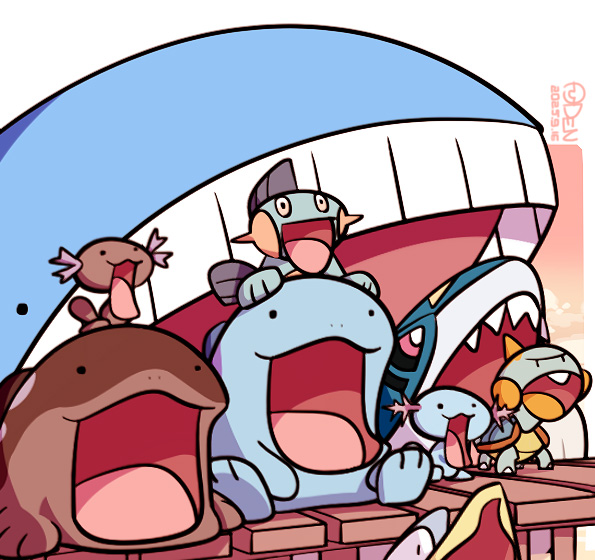 wooper-clodsire-quagsire-sharpedo-paldea