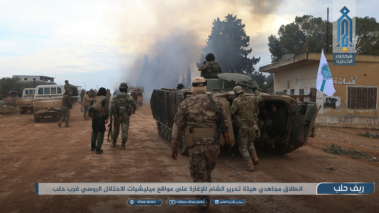 انطلاق-مجاهدي-هيئة-تحرير-الشام-للإغارة-على-مواقع-ميليشيات-الاحتل