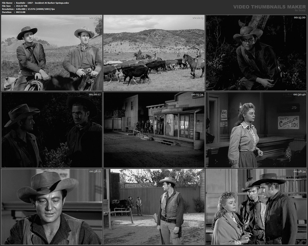 Rawhide - 1X07 - Incident At Barker Springs.mkv