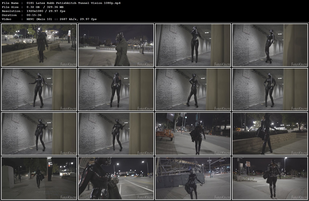 0181 Latex Rubb Fetishkitch Tunnel Vision 1080p.mp4