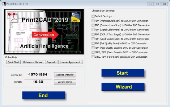 BackToCAD Technologies Print2CAD 2019 DV v19.40b (x64)