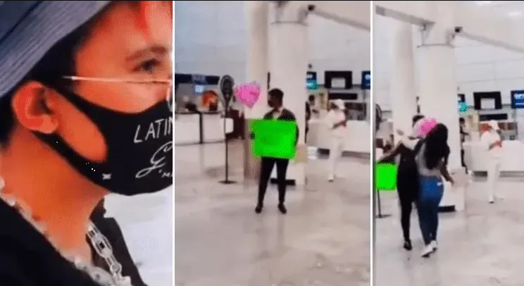 Joven va por su novia al aeropuerto y descubre que otro también la esperaba