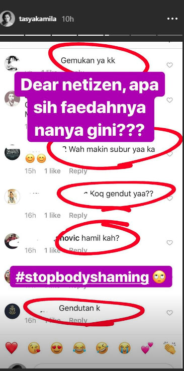 Postingan Tasya Kamila