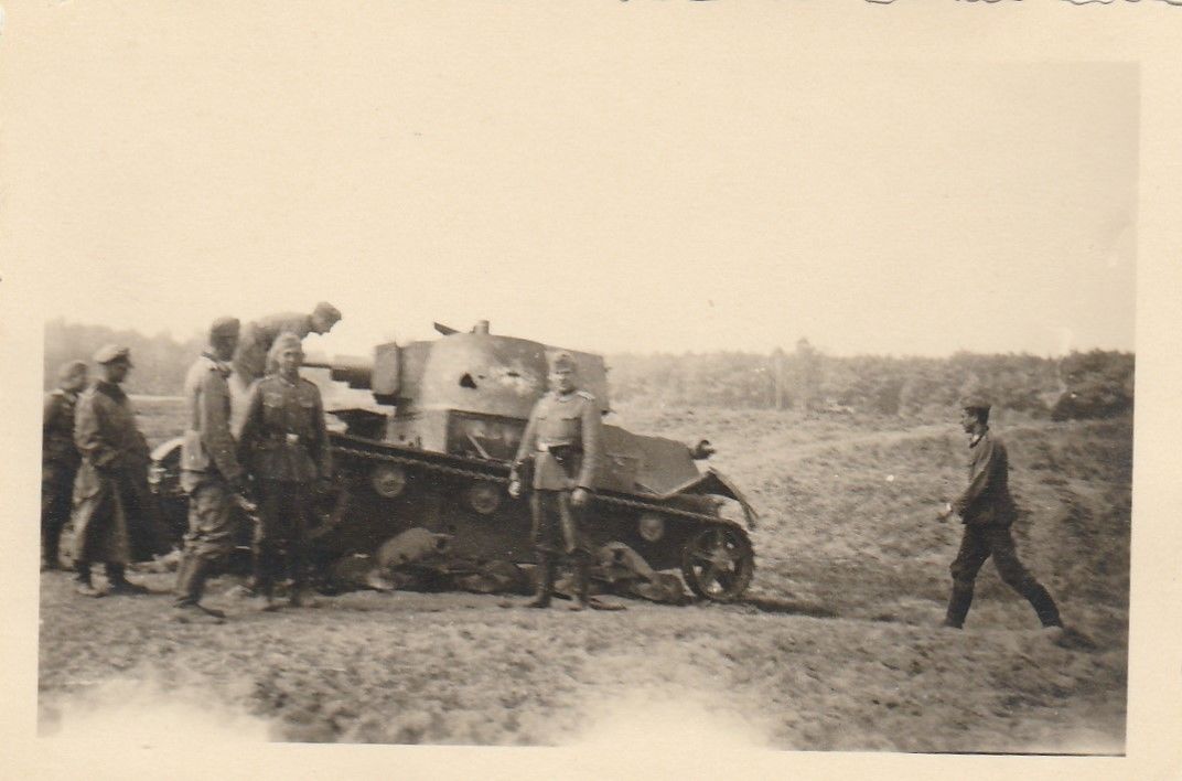 ,Polen, Polenfeldzug, polnischer Panzer 7TP ,2.W