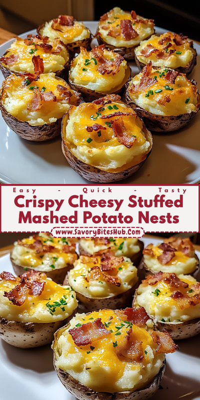 Crispy Cheesy Stuffed Mashed Potato Nests (2)