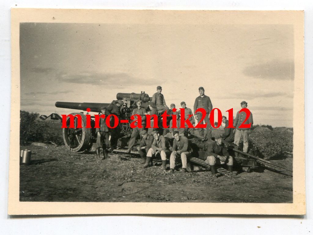 Foto, s.Artillerie.Ers.Abt.256, Artillerie Geschütz, Winterstellung, Russland, d
