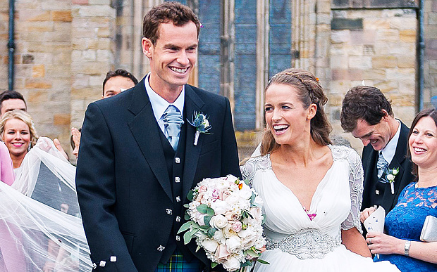 Andy Murray and Kim Sears wedding