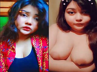 Hot bangla girl shows her tits and jerks her fingers viral clip