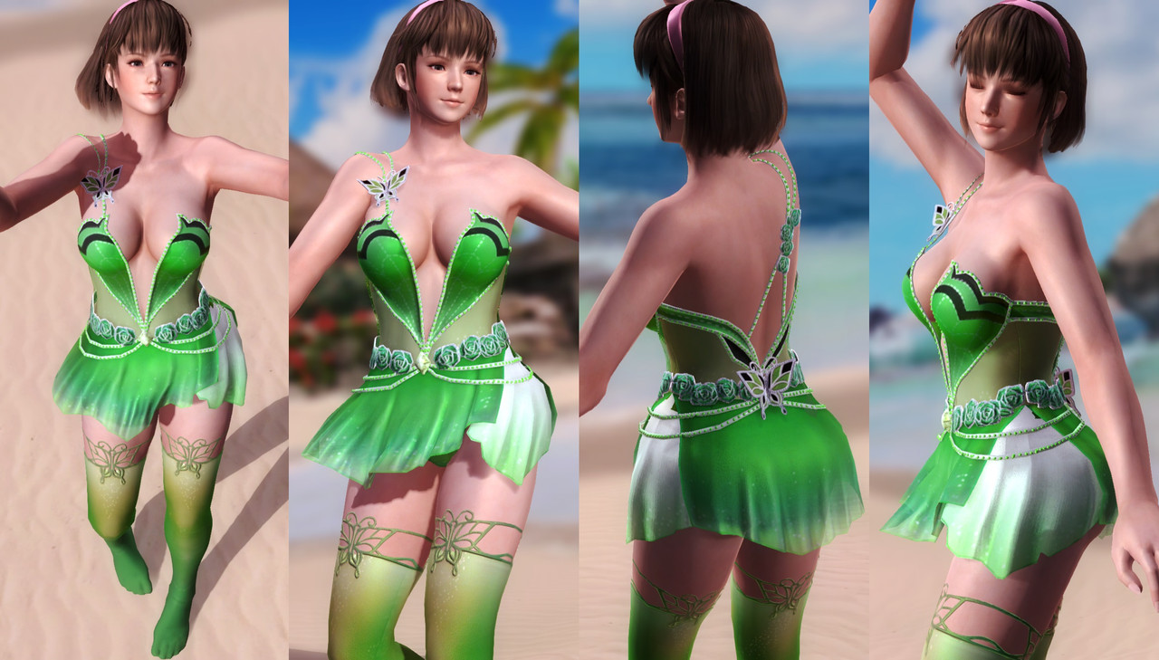 Hitomi DOAXVV Papillon Dance (Green)
