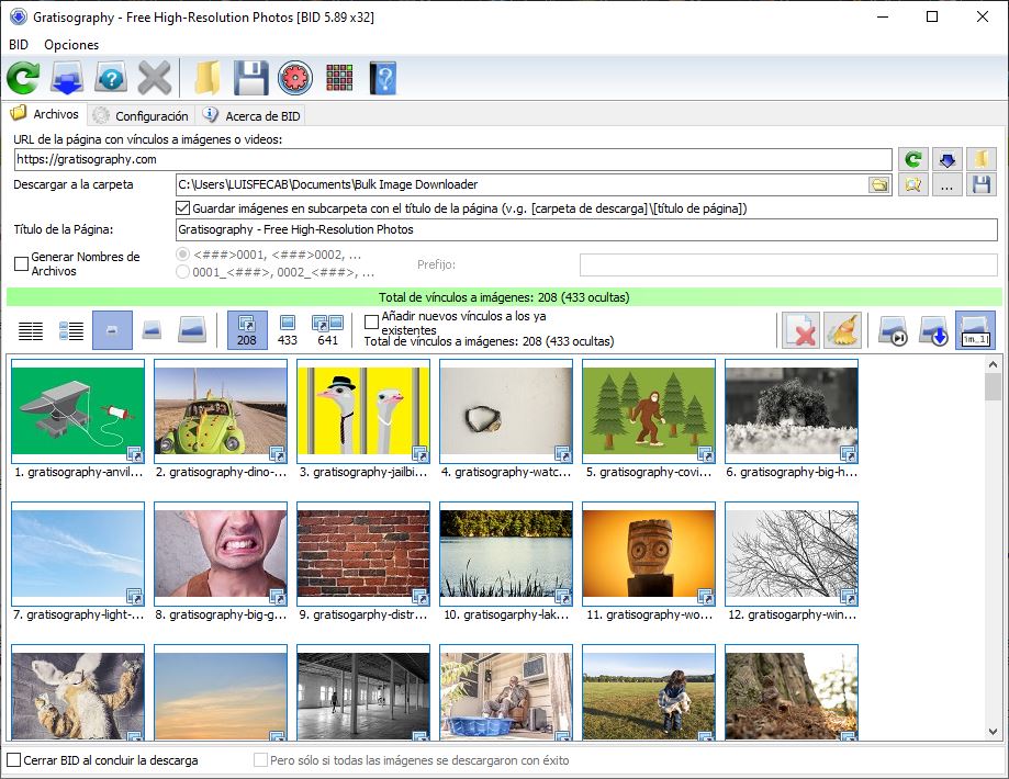 Bulk Image Downloader v5.89.0.0 Portable [Descargar todas las imágenes de un página WEB y hasta v... Fotos-06787-Bulk-Image-Downloader-v5-89-0-0