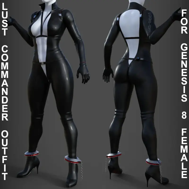 Lust Commander Outfit for Genesis 8 Female