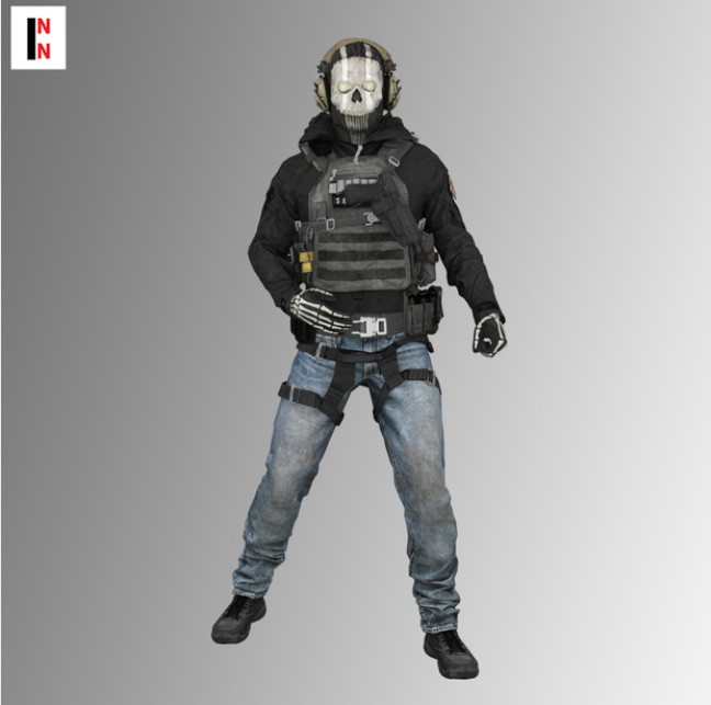 COD - Ghost Urban Outfit for Genesis 8 Male