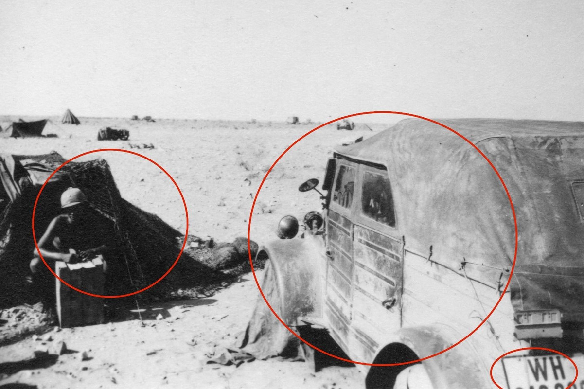 Orig.Fotos VW 82 Kübelwagen Spähpanzer BMW Krad Motorrad AFRIKA-