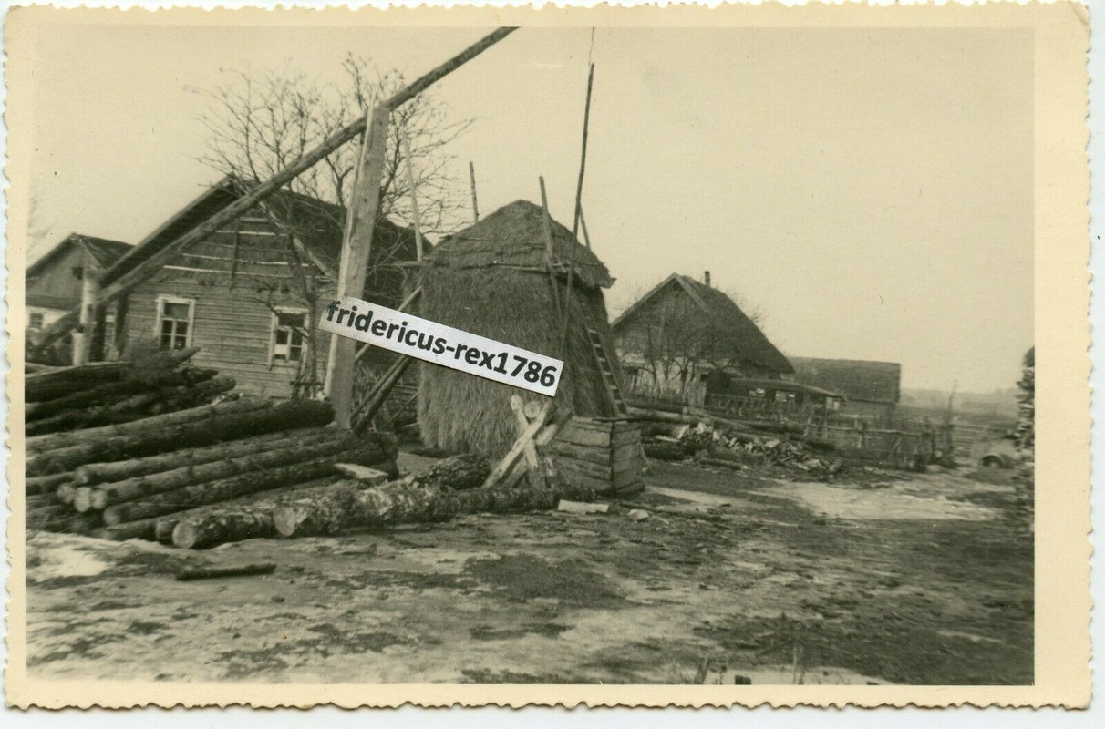 Fotos Polizei Btl Träger BKA Ostfront Unterkünfte Russland Dez. 1942