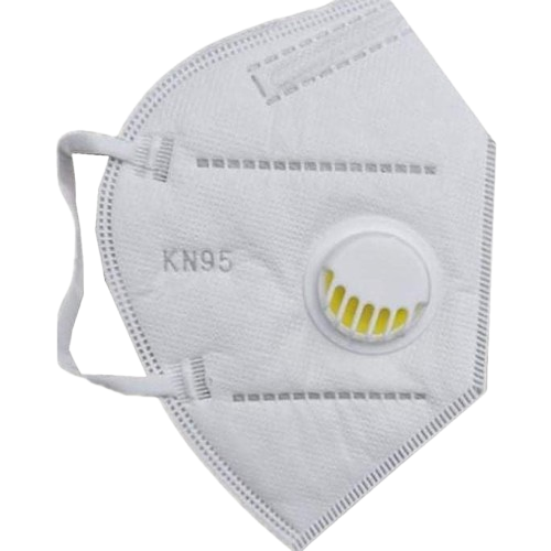 Kn95 Mask With Respirator 5-6ply 1s White-naxp