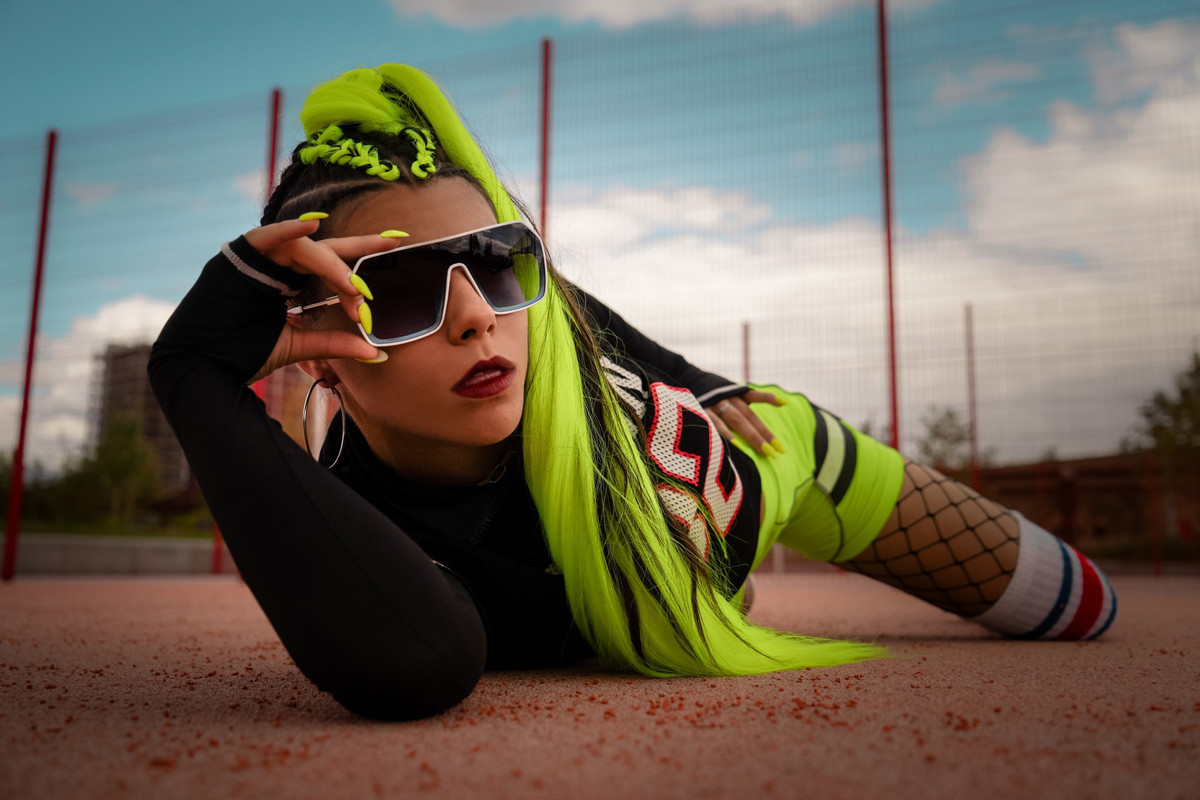 Зеленые волосы 2