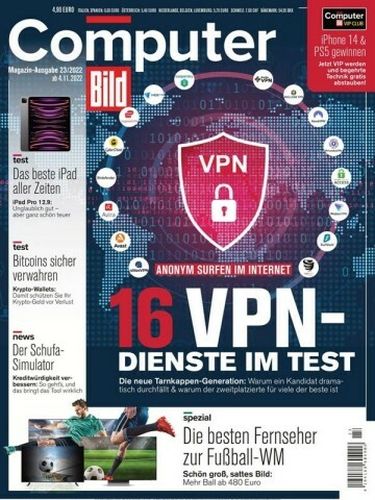 Cover: Computer Bild Magazin No 23 vom 04  November 2022