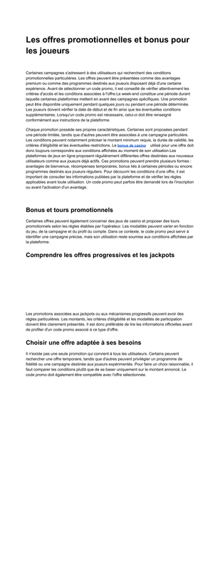 Guide pratique des offres proposées aux joueurs en ligne