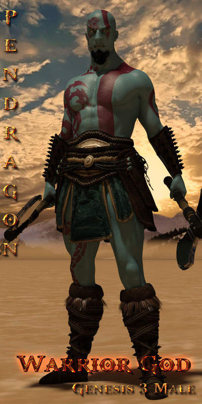 Warrior God For Genesis 3 Male Warrior God For Genesis 3 Male