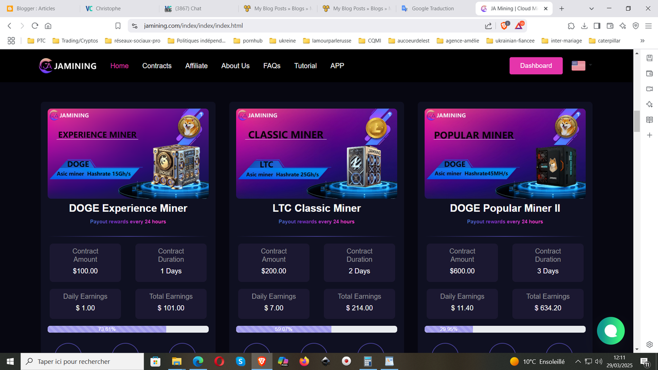 S'inscrire sur JAMINING / Register on JAMINING : jamining.io/register?invite=553915