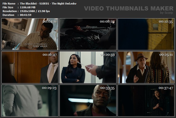 The Blacklist - S10E01 - The Night Owl.mkv