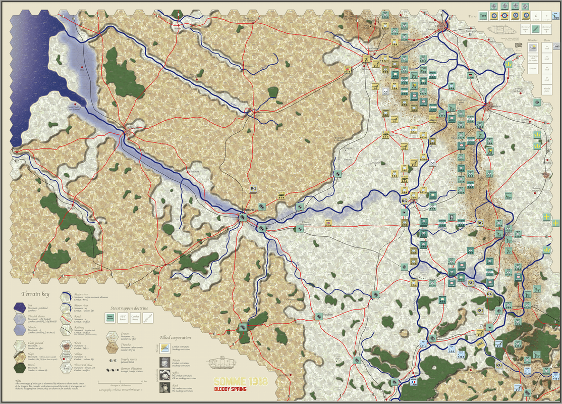 Somme 1918Map